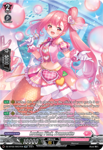 Loving Pink, Francette (SR) - DZ-BT02/SR37EN