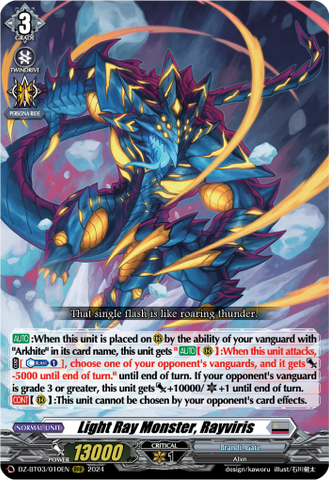 Light Ray Monster, Rayviris - DZ-BT03/010EN