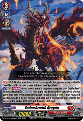 Emberbreath Dragon - DZ-BT03/020EN