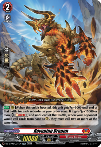 Ravaging Dragon - DZ-BT03/021EN