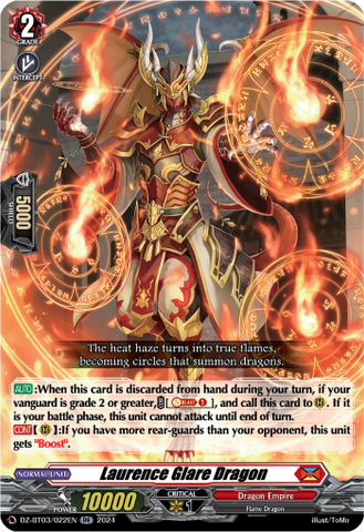 Laurence Glare Dragon - DZ-BT03/022EN