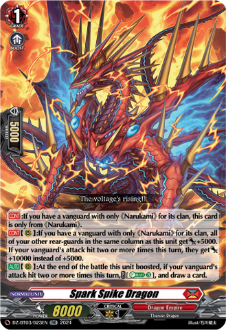 Spark Spike Dragon - DZ-BT03/023EN