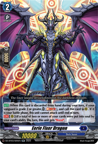 Eerie Fixer Dragon - DZ-BT03/025EN
