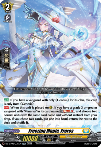 Freezing Magic, Froros - DZ-BT03/035EN