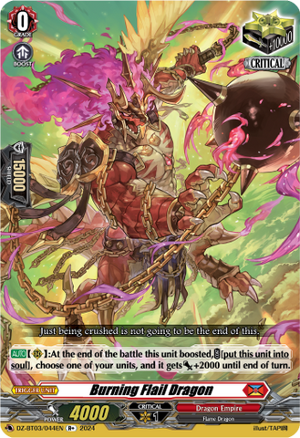 Burning Flail Dragon - DZ-BT03/044EN