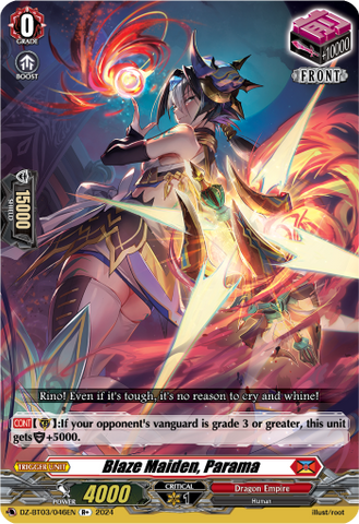 Blaze Maiden, Parama - DZ-BT03/046EN