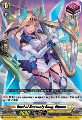Bard of Heavenly Song, Alpacc - DZ-BT03/055EN