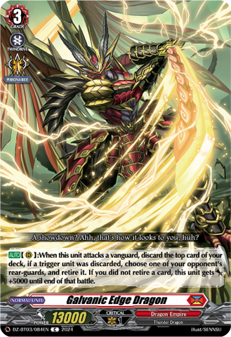 Galvanic Edge Dragon - DZ-BT03/084EN
