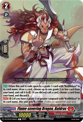 Flame-severing Dragon, Baldras - DZ-BT03/085EN