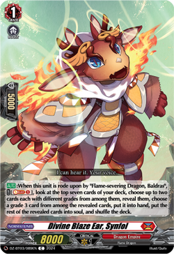 Divine Blaze Ear, Synfol - DZ-BT03/089EN
