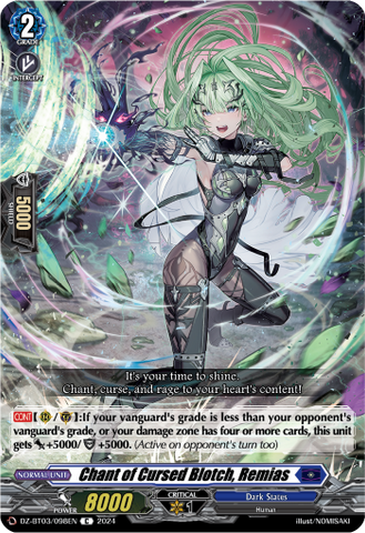 Chant of Cursed Blotch, Remias - DZ-BT03/098EN