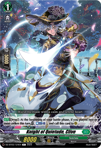 Knight of Quietude, Clive - DZ-BT03/124EN