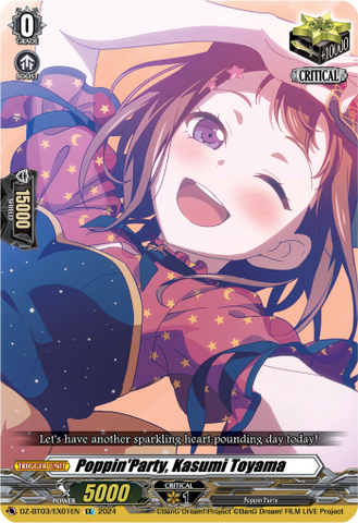 Poppin'Party, Kasumi Toyama - DZ-BT03/EX01EN