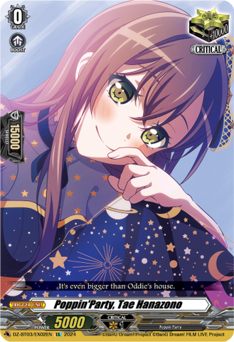 Poppin'Party, Tae Hanazono - DZ-BT03/EX02EN
