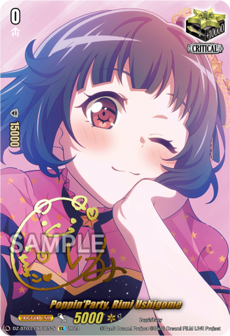 Poppin'Party, Rimi Ushigome (Signature) - DZ-BT03/EX03EN-S
