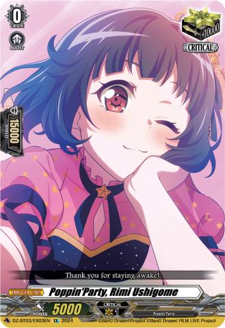 Poppin'Party, Rimi Ushigome - DZ-BT03/EX03EN