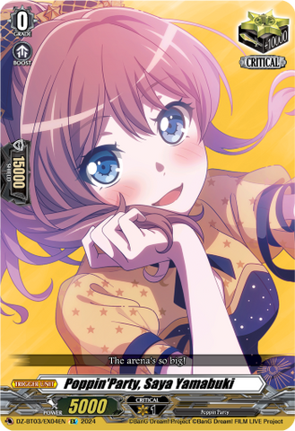 Poppin'Party, Saya Yamabuki - DZ-BT03/EX04EN