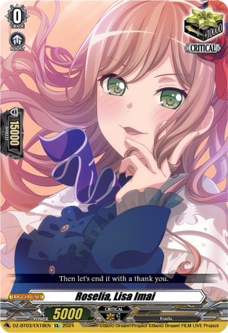 Roselia, Lisa Imai - DZ-BT03/EX18EN