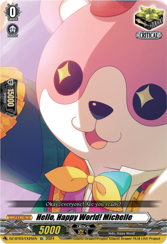 Hello, Happy World! Michelle - DZ-BT03/EX25EN