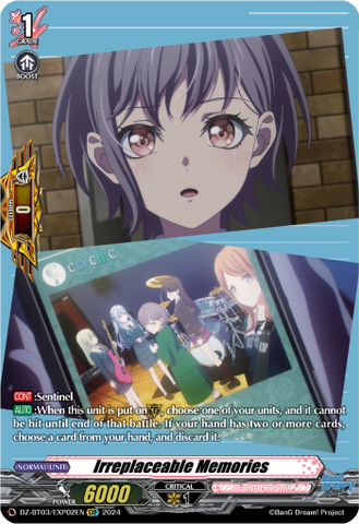 Irreplaceable Memories (EXP) - DZ-BT03/EXP02EN