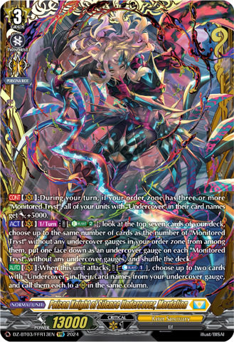 Poison Knight of Silence Undercover, Mordalion (FFR) - DZ-BT03/FFR13EN