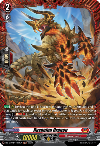 Ravaging Dragon (FR) - DZ-BT03/FR02EN
