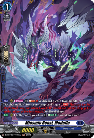 Miasmic Beast, Madulla (FR) - DZ-BT03/FR16EN