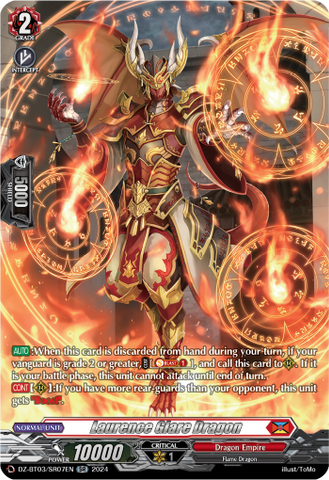 Laurence Glare Dragon (SR) - DZ-BT03/SR07EN