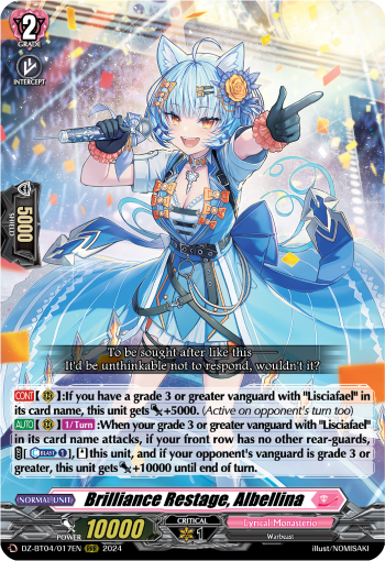 Brilliance Restage, Albellina - DZ-BT04/017EN