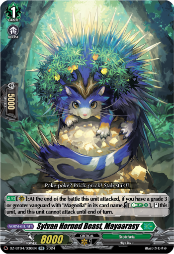 Sylvan Horned Beast, Mayaarasy - DZ-BT04/036EN