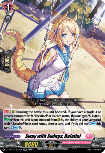 Sway with Swings, Balatial - DZ-BT04/041EN