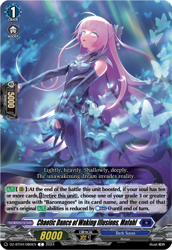 Chaotic Dance of Waking Illusions, Mafahl - DZ-BT04/080EN