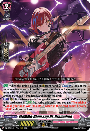 FL∀MMe-Glam sup.Gt. Grenadine - DZ-BT05/017EN