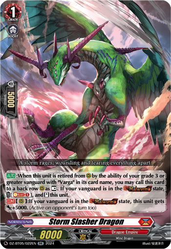 Storm Slasher Dragon - DZ-BT05/022EN