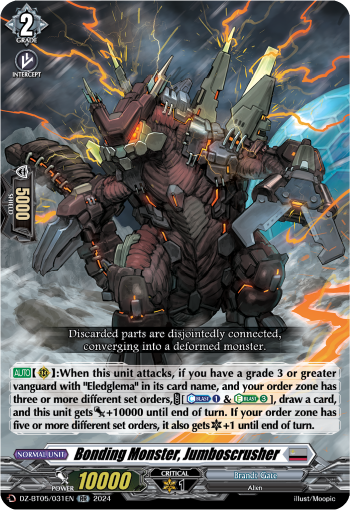 Bonding Monster, Jumboscrusher - DZ-BT05/031EN