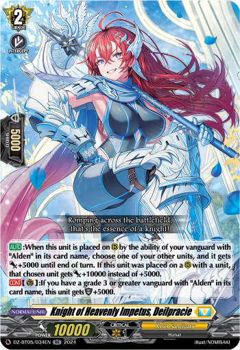 Knight of Heavenly Impetus, Deilpracie - DZ-BT05/034EN