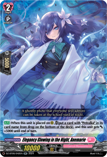 Elegancy Glowing in the Night, Anemarie - DZ-BT05/042EN
