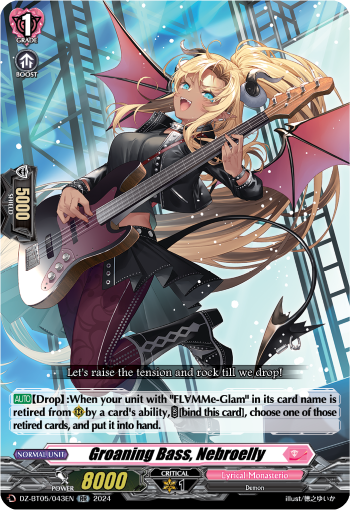 Groaning Bass, Nebroelly - DZ-BT05/043EN