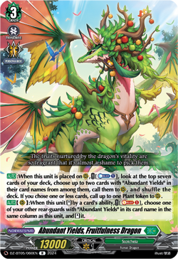 Abundant Yields, Fruitfulness Dragon - DZ-BT05/060EN