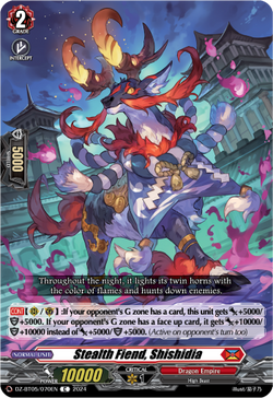 Stealth Fiend, Shishidia - DZ-BT05/070EN