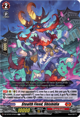 Stealth Fiend, Shishidia - DZ-BT05/070EN