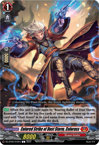 Colored Strike of Dust Storm, Colorass - DZ-BT05/072EN
