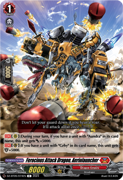Ferocious Attack Dragon, Aeriolauncher - DZ-BT05/074EN