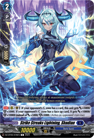 Strike Streaks Lightning, Shadian - DZ-BT05/078EN