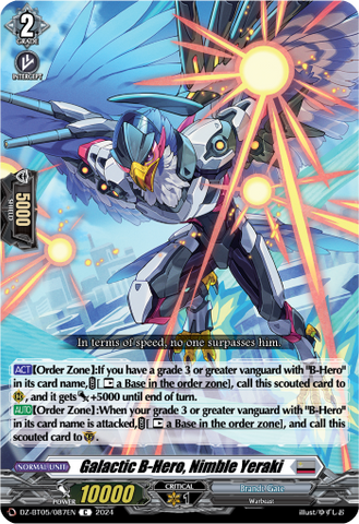 Galactic B-Hero, Nimble Yeraki - DZ-BT05/087EN