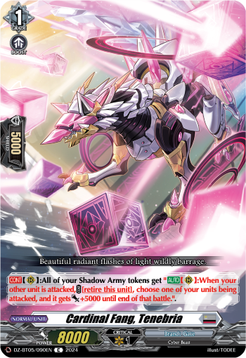 Cardinal Fang, Tenebria - DZ-BT05/090EN
