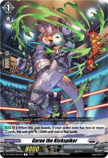 Garoo the Kickspiker - DZ-BT05/091EN