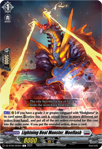 Lightning Heat Monster, Moeflash - DZ-BT05/093EN
