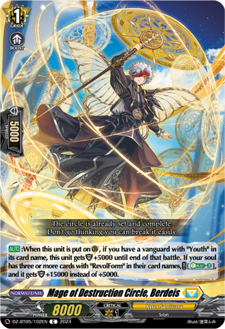 Mage of Destruction Circle, Berdeis - DZ-BT05/102EN