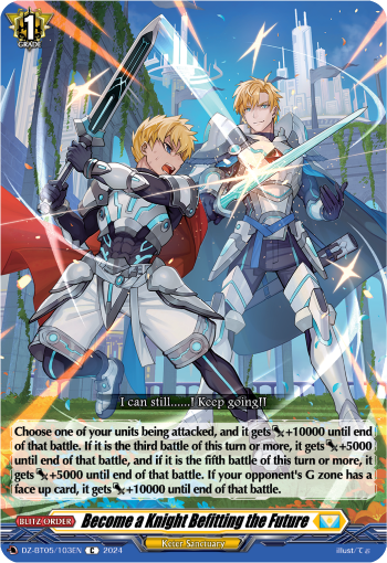 Become a Knight Befitting the Future - DZ-BT05/103EN